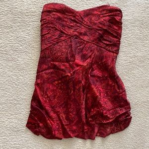 Banana Republic Strapless y2k top